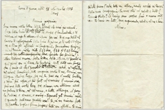  Autobiografie e storie di famiglia Leggere il paesaggio Testi e ricerche Gli speciali dell'Archivio Negli Iblei. LE DONNE, un mondo NON a parte. Il culto della Madonna di Gulfi Oltre al fronte. La Grande Guerra e i paesi iblei 1. Le donne e la storiografia di genere 2. L’addestramento e la breve guerra di Ottorino Moncada 3. Prigionieri di guerra nelle “città dei morenti” 4. Fra autocensura e rassicurazioni, l’epistolario di Felice Bruno di Belmonte 5. La censura e la testimonianza di Emanuele Di Stefano 6. Le lettere alla sorella Pierina e alla madre di Antonino Moncada Documenti letti e commentati 7. Natale al fronte, i cappellani militari e il racconto di Vincenzo Rabito 8. L’entusiasmo, l’ironia e la noia nelle lettere di Giorgio Guerrieri 9. La pandemia della spagnola e il racconto di V. Rabito in licenza a Chiaramonte 10. La fotografia come strumento di documentazione e di propaganda 11. La canzoni della guerra e le loro varianti a partire dalla testimonianza di Carmelo Campanella 12. Saluti e ringraziamenti Bibliografia Tradizione orale, memoria e scrittura: il lavoro di Carmelo Campanella. Con le note di Gianni Guastella e Andrea Nicita oltreimuri.blog Antologia Terra Matta Archivi e istituzioni culturali Iniziative Rassegna stampa News News 27/05/2015 OLTRE AL FRONTE. LA GRANDE GUERRA E I PAESI IBLEI L’Archivio degli Iblei coglie l’occasione del Centenario della Grande Guerra per proporre un originale incontro di cultura e spettacolo nel segno della ricerca e della partecipazione con una manifestazione che avrà luogo l'1 giugno presso il teatro Ideal in Piazza Libertà alle ore 17,30.  02/02/2016 LABORATORI DI STORIA 2016 Due Laboratori di storia, tra febbraio e marzo 2016, in collaborazione con il Comune di Ragusa e il Consorzio Universitario Ibleo: Oltre al fronte. La Grande Guerra raccontata dagli Iblei e LE NOSTRE STORIE Scoprirle, raccontarle, farle conoscere (anche su Wikipedia)  10/04/2015 RACCOLTA NOTIZIE, FONTI E FOTOGRAFIE SULLE VILLE RURALI IBLEE L'Archivio degli Iblei lancia un invito alla raccolta di notizie, fonti e fotografie sulle tante ville rurali dislocate nel territorio ibleo. Le informazioni possono riguardare l'architettura, i progetti, le maestranze e le imprese costruttrici ma anche la storia delle famiglie dei proprietari e i successivi passaggi di proprietà.  04/03/2015 ARCHIVIO DEGLI IBLEI E CONSORZIO UNIVERSITARIO: UNA DUREVOLE COLLABORAZIONE Il Consorzio Universitario della Provincia di Ragusa ha recentemente deliberato a favore di una concreta e durevole collaborazione con Cliomedia Officina per la condivisione del progetto Archivio degli Iblei.  18/07/2014 OLTRE AL FRONTE. LA GRANDE GUERRA RACCONTATA DAGLI IBLEI, IN SICILIA A SUD-EST "OLTRE AL FRONTE. La Grande Guerra raccontata dagli Iblei, in Sicilia a sud-est" è il titolo del nuovo progetto dell’Archivio degli Iblei in collaborazione con l'Archivio di Stato di Ragusa.  Iscriviti al gruppo facebook Home > Gli speciali dell'Archivio > Oltre al fronte. La Grande Guerra e i paesi iblei > 6. LE LETTERE ALLA SORELLA PIERINA E ALLA MADRE DI ANTONINO MONCADA  6. Le lettere alla sorella Pierina e alla madre di Antonino Moncada